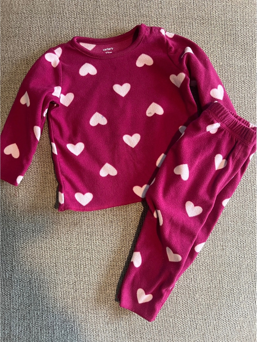 Carters Fleece Pj Set